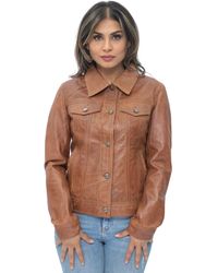 Infinity Leather - Trucker Jeans Jacket-Anderlecht - Lyst