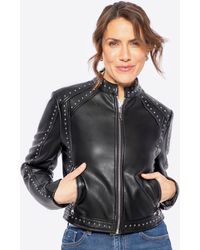 Wittchen - Eco-Leren Jack Met Glanzende Klinknagels Eco-Leer - Lyst