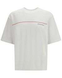 DSquared² - Dsquared² Witte Katoenen T-Shirt - Lyst