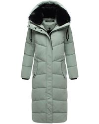 Navahoo - Damen Winter Steppmantel Hingucker – Extra Lang & Warm - Lyst