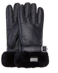 Australia Luxe - Stulpenhandschuhe Aus Schwarzem Leder - Lyst