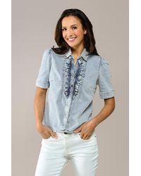 Mart Visser - Caroline Tensen Brighton Denim Blouse Licht Blauw - Lyst
