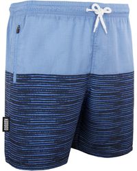 GUGGEN Mountain - Herren Badehose Mit Muster Streifen Grün Schwarz - Lyst