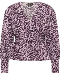 faina - Blouse Dames Paars - Lyst