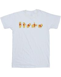 Disney - Winnie The Pooh Stretching T-Shirt Cotton - Lyst