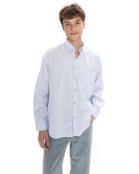 Giesto - Regular Fit Button Collar Pocket Shirt - Lyst