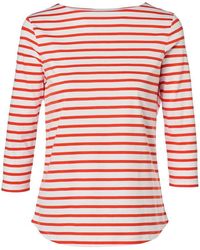 Mart Visser - Caroline Tensen Oxford Streep Top Oranje - Lyst