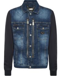 Philipp Plein - Composed Denim Zip Jacket College - Lyst