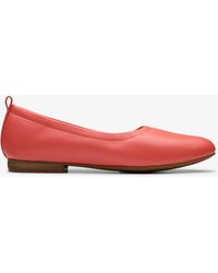 Clarks - Fawna Soft Coral Leather Schuhe - Lyst