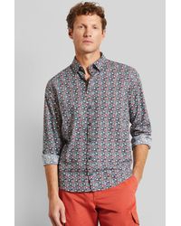 Bugatti - Herren Casual Overhemd Met Knoopsluiting - Lyst
