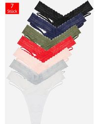 Tazzio - Damen String 7Er-Pack - Lyst