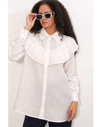 Bigdart - Long Relaxed Textured Shirt - Lyst