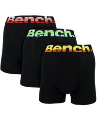 Bench - 3 Pack Cotton Boxers Underwear - Lyst