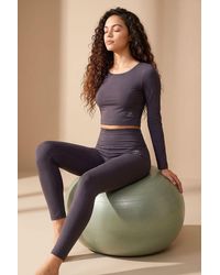 TOMMY LIFE - Cotton Elastane Crop T-Shirt And Leggings Set - Lyst