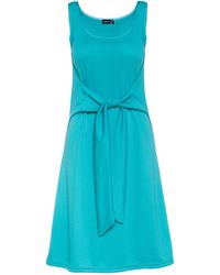 Conquista - Mouwloze A-lijn Jurk Met Striksluiting - Lyst