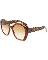 Lanvin - Accessoires ,Bruin ,Lnv 628S-214 Zonnebril - Lyst