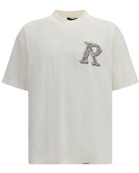 Represent - Witte Katoenen T-Shirt - Lyst