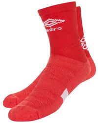 Umbro - Protex Gripped Ankle Socks (Vermillion) - Lyst