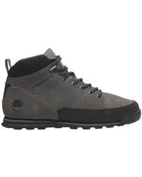 Timberland - Euro Rock Leren Halfhoge Laarzen - Lyst