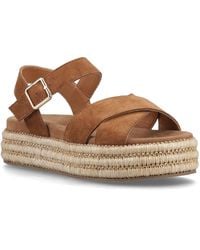 Hush Puppies - Rosa Rafia Leather Sandals - Lyst
