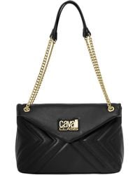 Roberto Cavalli - Shoulder Bag With Chain Strap Cchb0196 - Lyst