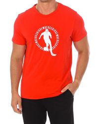 Bikkembergs - Pupino T-Shirt Met Korte Mouwen En Ronde Hals Bkk1Mts02 - Lyst