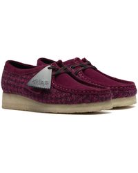 Clarks - Wallabee Harris Tweed Shoes Textile - Lyst