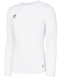 Umbro - Core Crew Neck Long-Sleeved Base Layer Top (Brilliant) - Lyst