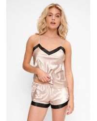 Lingadore - Satin Top + Short - Lyst