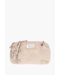 Maison Margiela - Mm11 Glam Slam Schultertasche Aus Gestepptem Leder Mit Kettengriff - Lyst