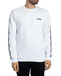 EA7 - Sweatshirt Met Logo-Tape - Lyst