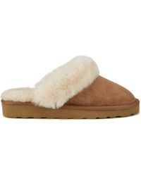 Australia Luxe - Mool Kastanien Hausschuhe - Lyst