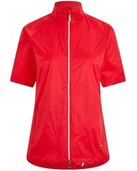 Calvin Klein - Perforated Regular Golf Windjack (Poppy) - Lyst