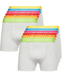 Crosshatch - Astral Boxer Shorts (Pack Of 12) Marl) - Lyst