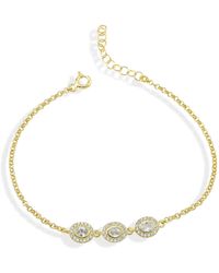 dKeniz - Armband 925/- Sterling Silber Vergoldet Pure Elegance - Lyst