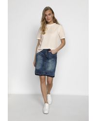 Cream - Top Loose Fit - Lyst