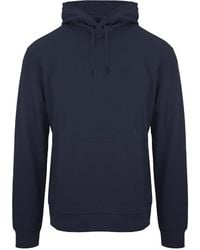 Philipp Plein - Groot Logo Op De Rug Marineblauwe Hoodie - Lyst