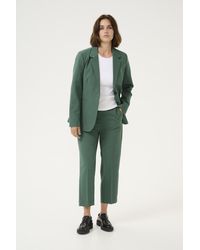 Kaffe - Pants Suiting Casual Fit Garden Topiary Green - Lyst