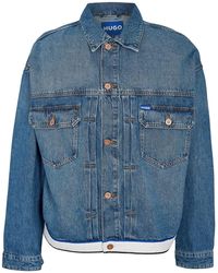 HUGO - Corso-Spijkerjas Voor (Medium Blauw) - Lyst
