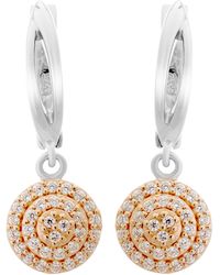 Orphelia - 'leanna' Dames 925 Sterling Zilveren Oorringen - Lyst