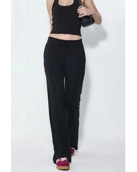 Busem - Wide-Leg Jersey Trousers - Lyst