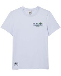 Lacoste - "Roland Garro Edition" T-Shirt Für Herren - Lyst
