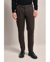 Bugatti - Herren Geplooide Broek Met Moderne Snit - Lyst