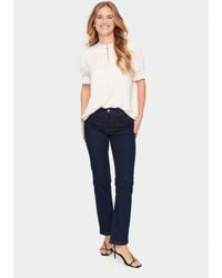 Saint Tropez - Overhemd Met Lang Mouwen Regular Fit Ice White - Lyst