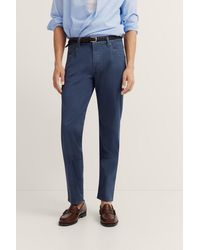 Bugatti - Herren 5-Pocket Broek Met Stretchfunctie - Lyst