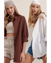 Bigdart - Oversized Poplin 2-Pack Shirt - Lyst