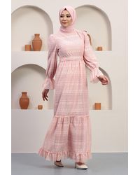 Moda Mihram - Elbiseinci Detailliertes Spitzenabendkleid - Lyst