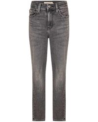 Levi's - 721 Denim Skinny Jeans (Donkergrijs) - Lyst