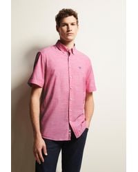 Bugatti - Herren Overhemd Met Korte Mouwen En Button-down Kraag - Lyst