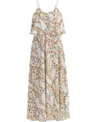 faina - Maxi-Jurk Met All-Over Print - Lyst
